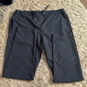 Large Grey scrub pants.